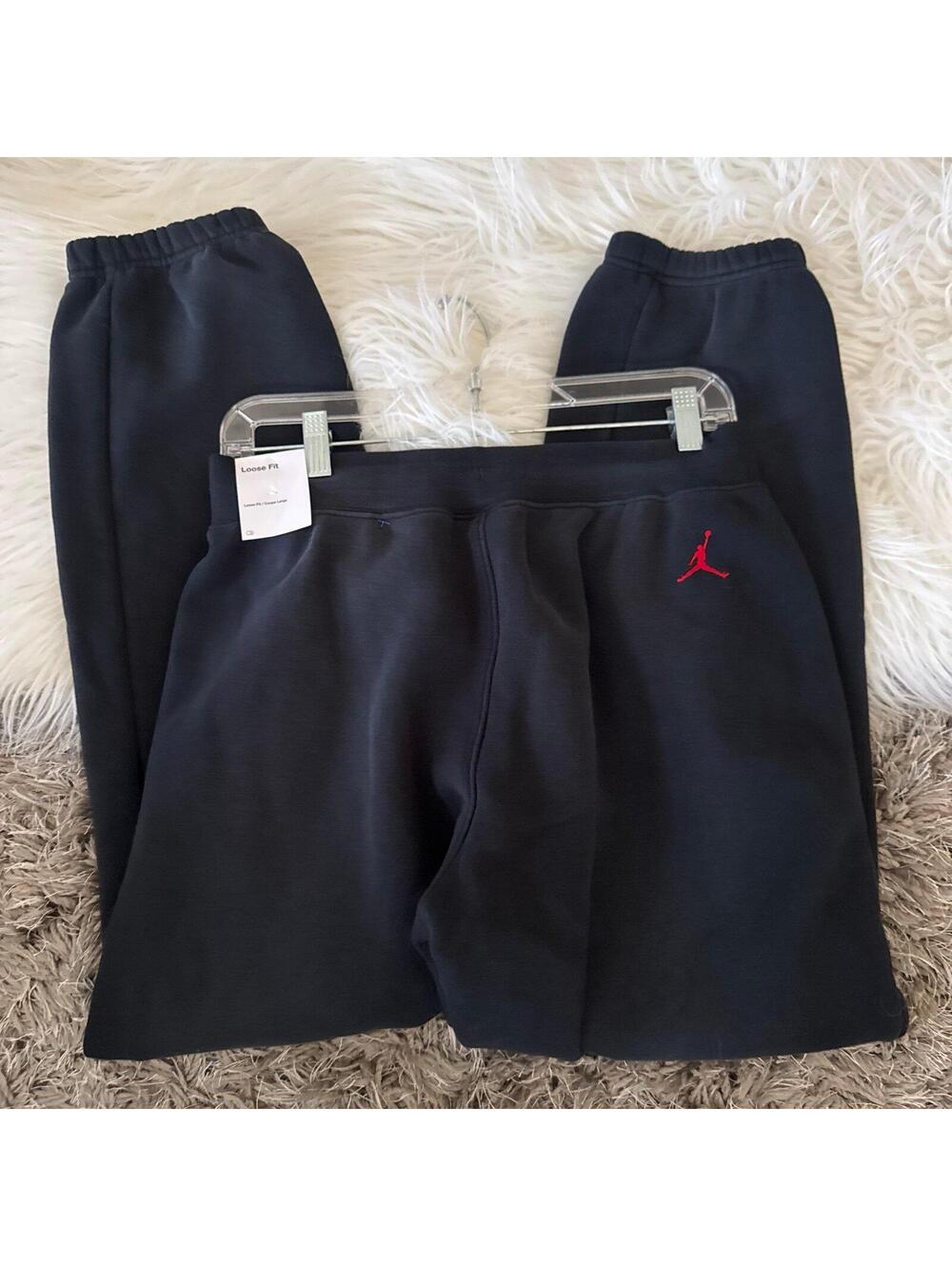 Jordan Flight Fleece High Waist Sweatpants In Black size M - Picture 5 of 6